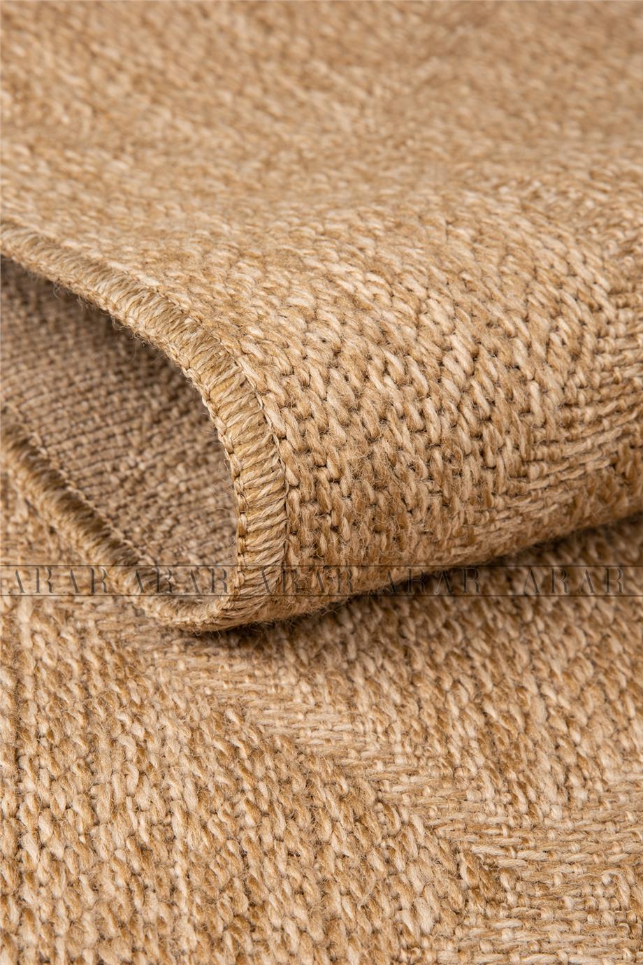 Sedir 669 Bej Jüt&Sisal Dokuma Tabanlı Antitoz Halı