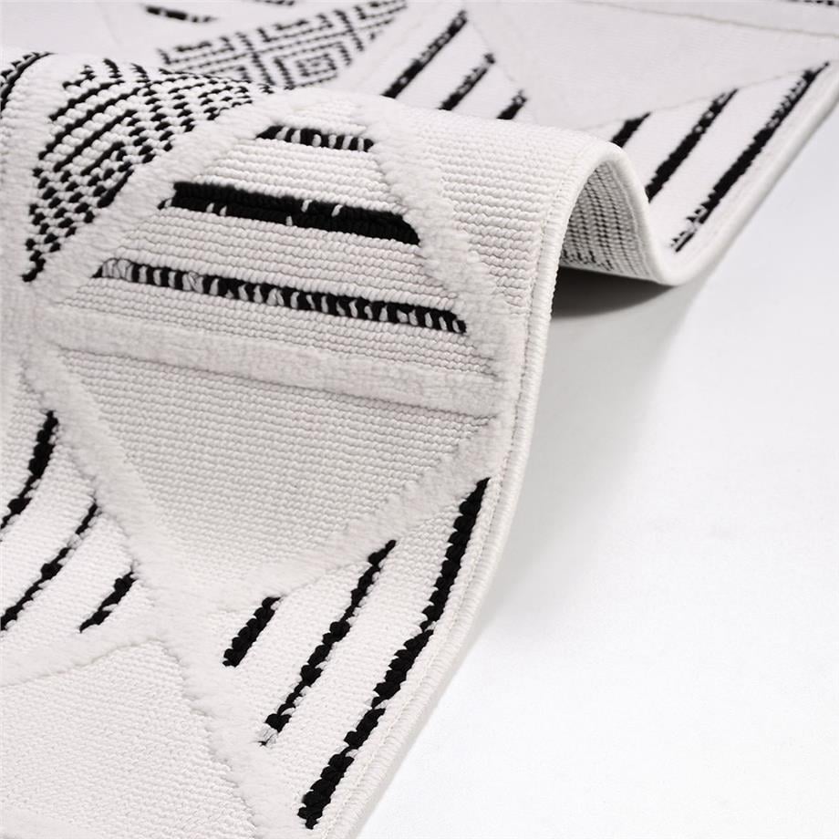 Urban Bukle 18552K İskandinav Desenli Anti Toz Dokuma Tabanlı Makine Halısı