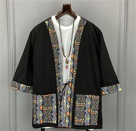 Oversize Bohem Fakir Kol Pamuklu Kimono