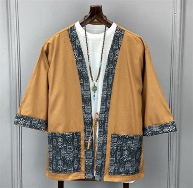 Oversize Bohem Fakir Kol Pamuklu Kimono