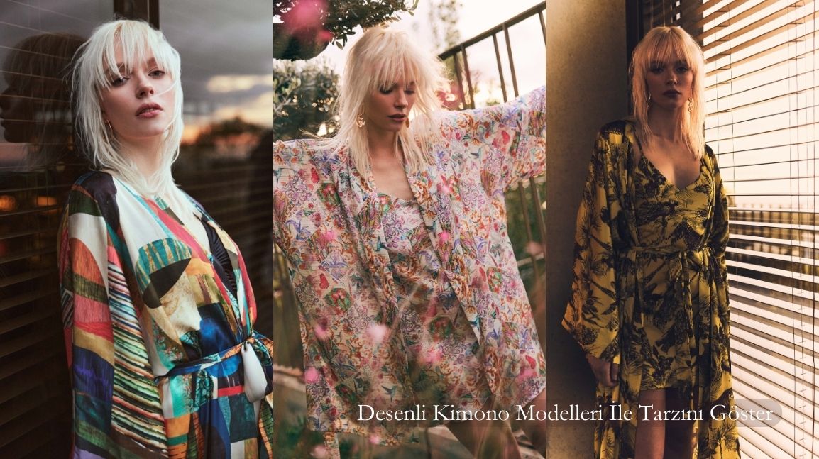 ⁠Desenli Kimono Modelleri İle Tarzını Göster