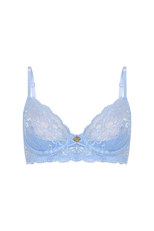 Pastivelle Светло-голубой кружевной бюстгальтер-балконет