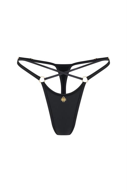 Sensure Siyah Saten X String