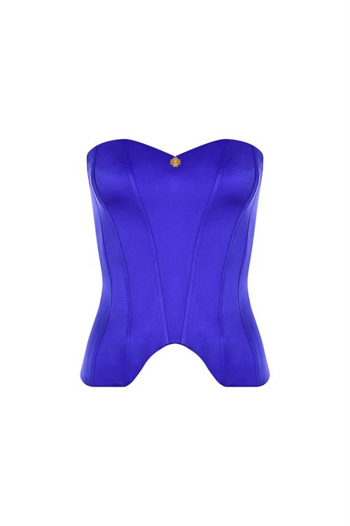 Addria Saks Mavisi Saten Korse