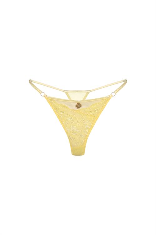 Pastivelle Sarı Dantelli String