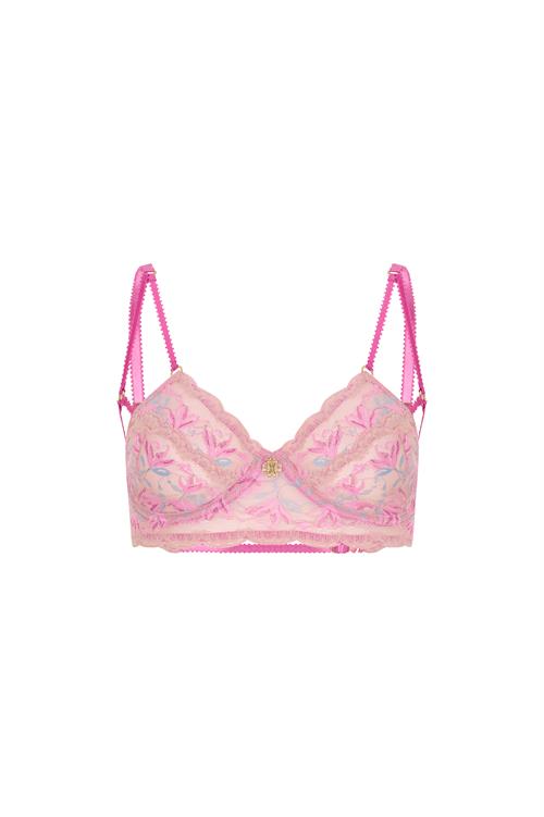 Fleur Pembe Dantelli Balconette