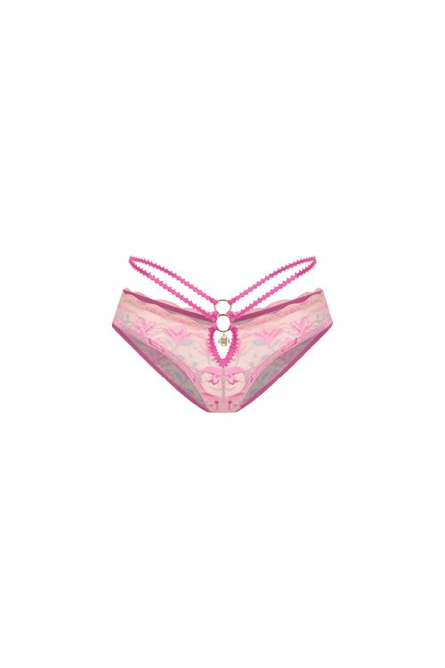 Fleur Pembe Dantelli Slip