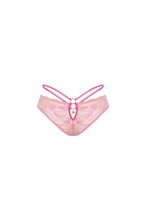 Fleur Pembe Dantelli Slip