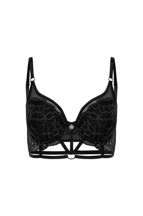 karlotta Lace Black push up bra