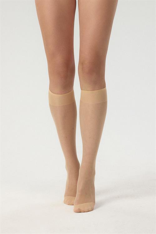miod 20 denier matte skin Color knee socks
