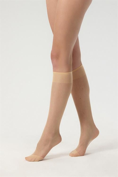 miod 20 denier matte skin Color knee socks