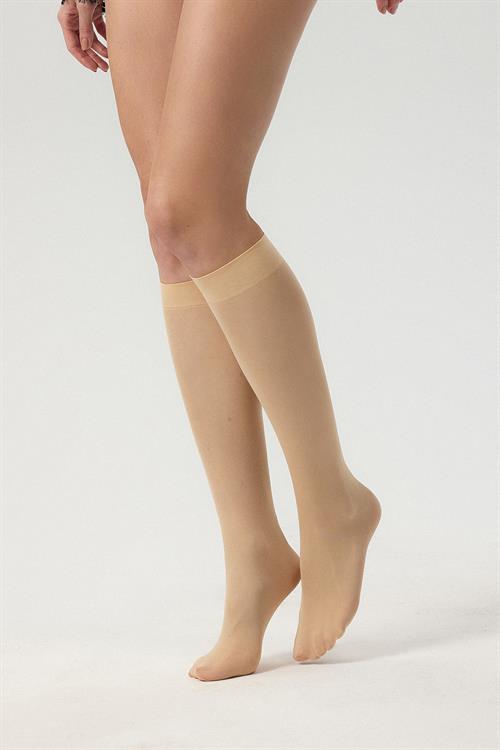miod 40 denier matte skin Color knee socks