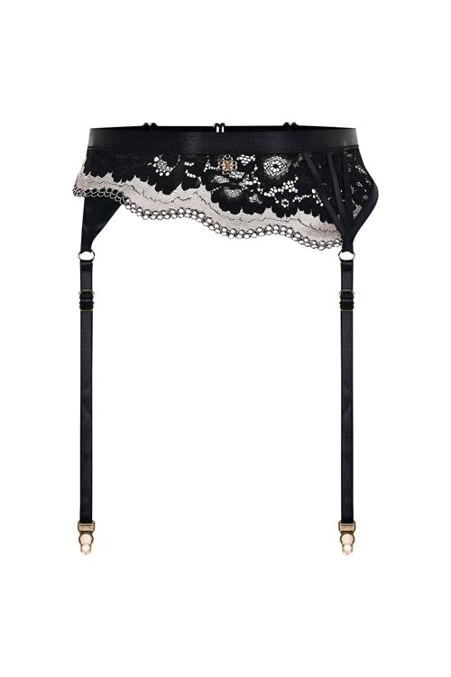 Sensure Siyah Dantelli Jartiyer