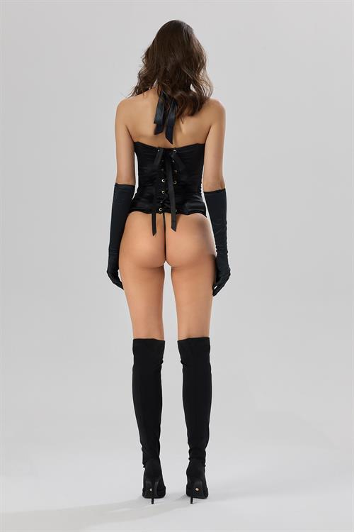 Sensure Siyah Saten String