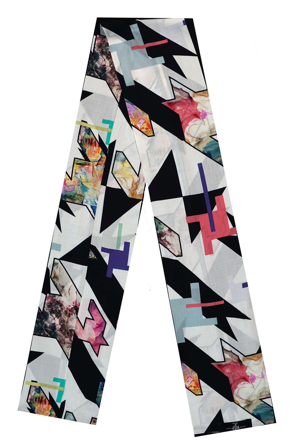 Foulard Mixte Desenli Saten Fular