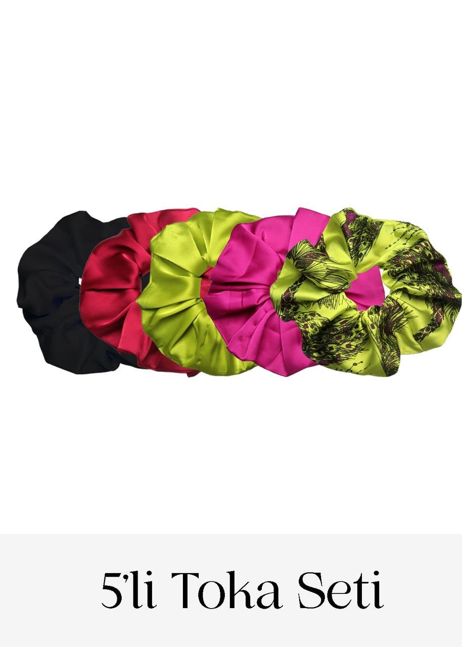 Chou Set 5 5'li Saten Toka Seti