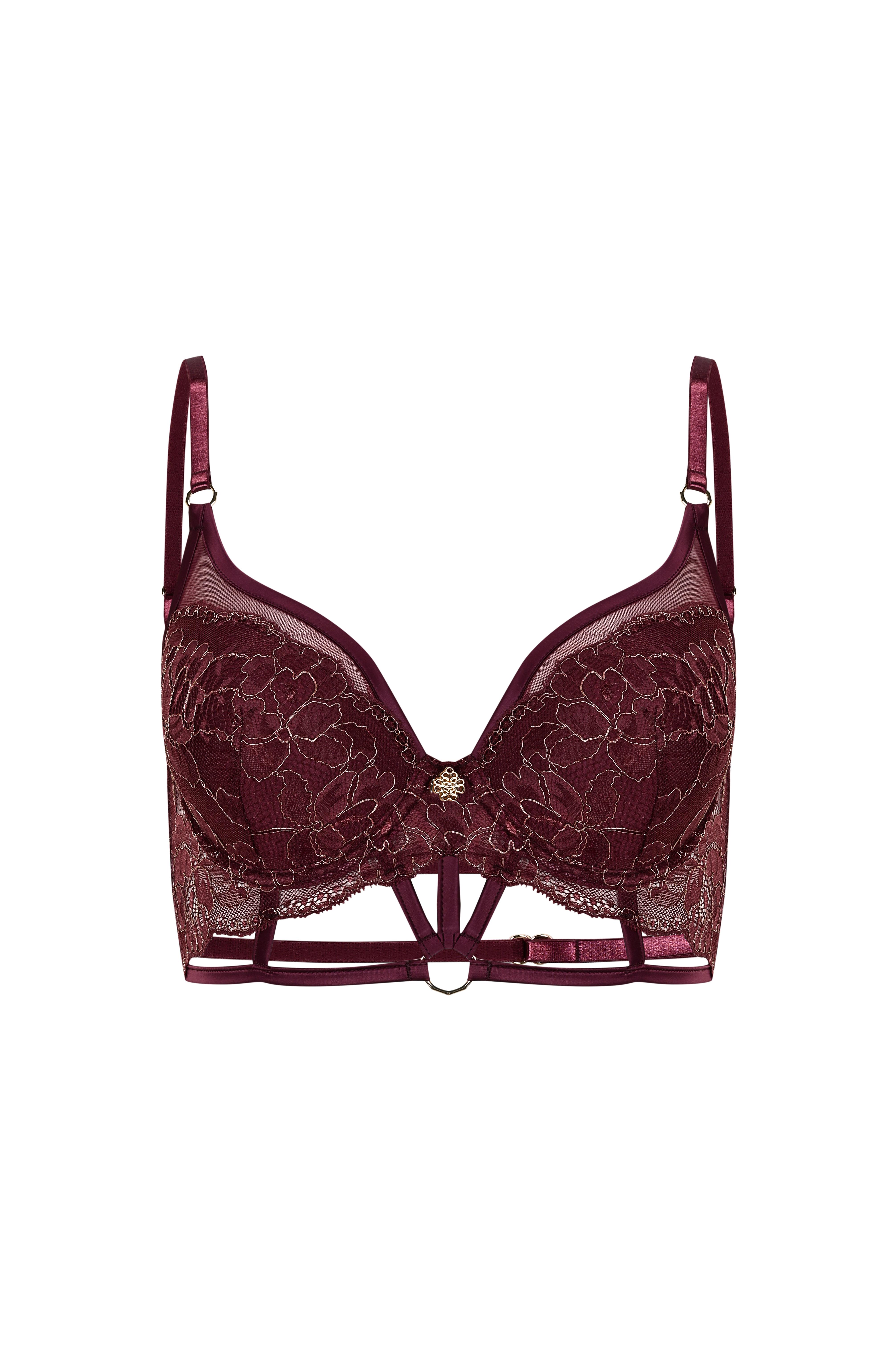 Karlotta Bordo Dantelli Push Up Sütyen