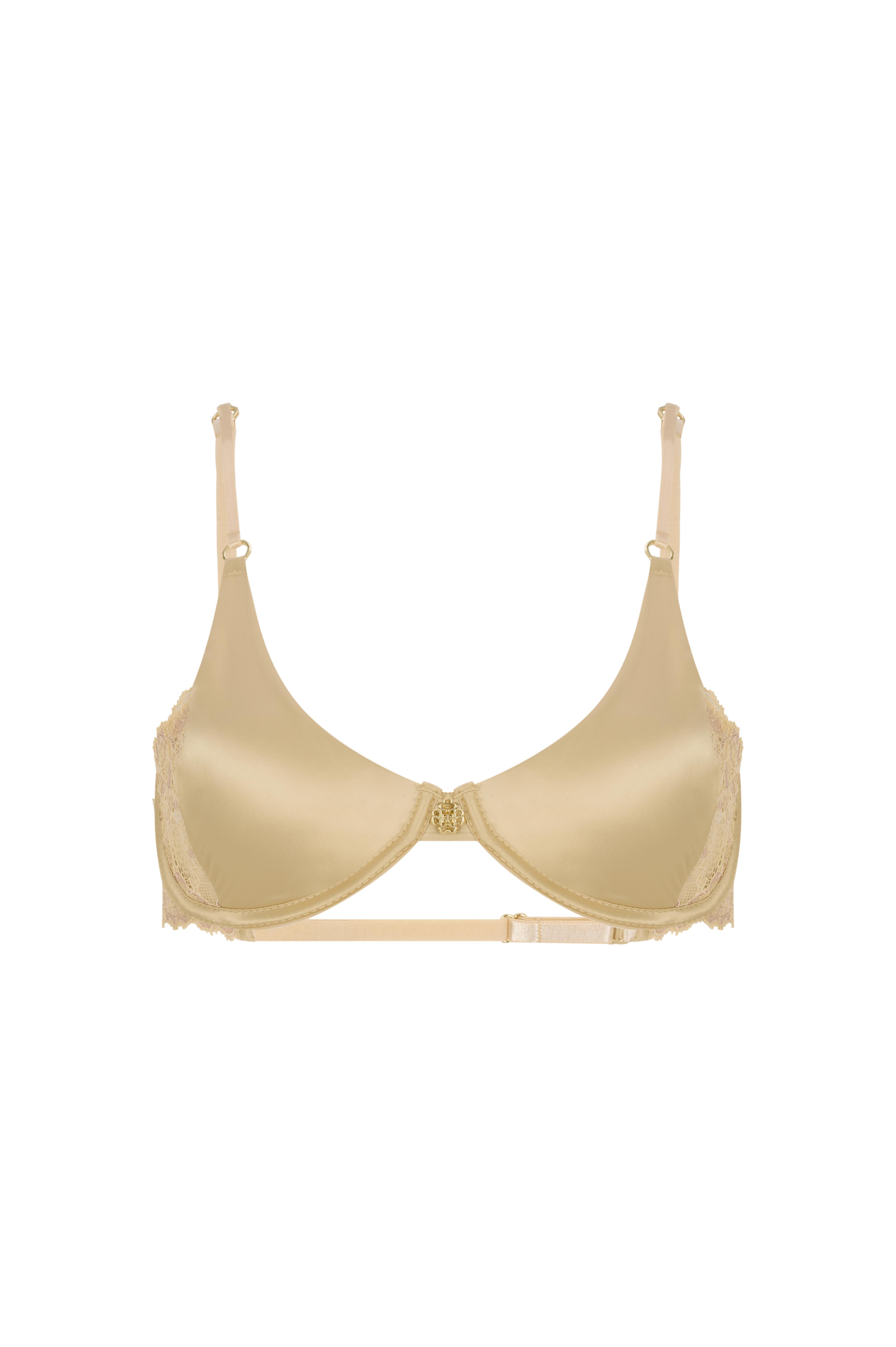 Le Passe Ten Dantel Detaylı Saten Balconette