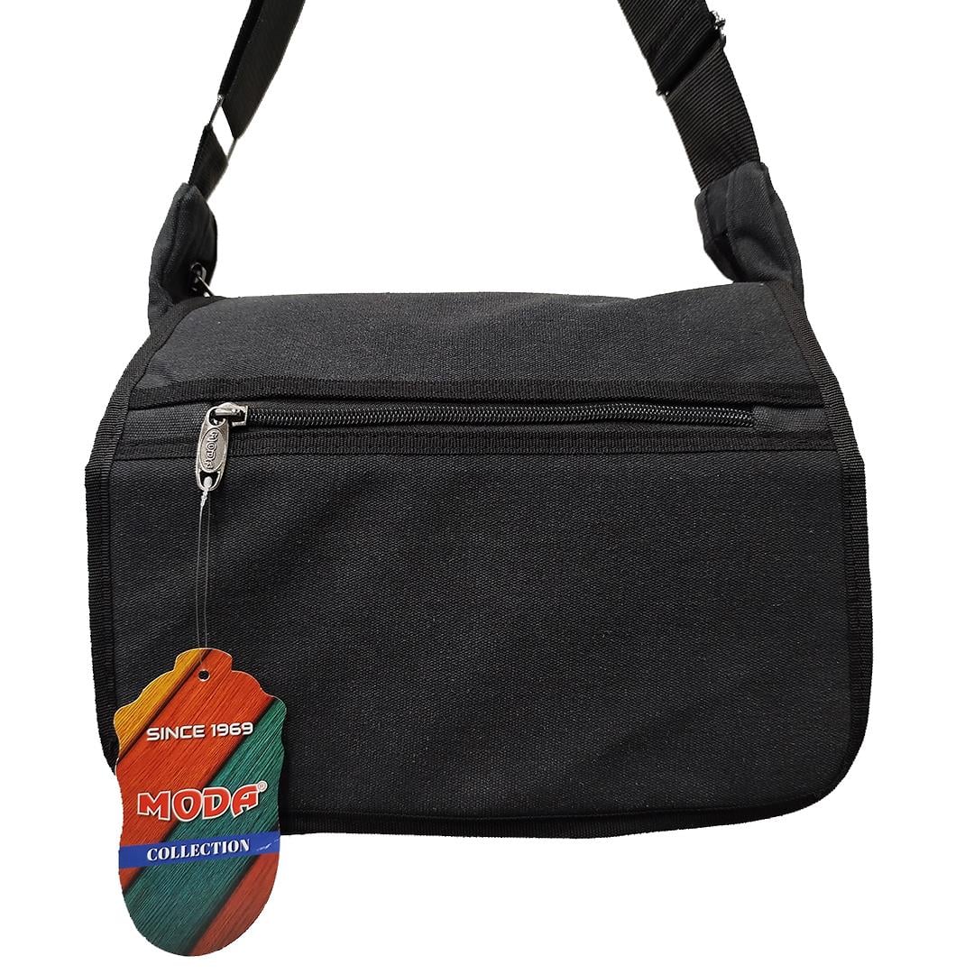 MODA 6050 SİYAH KANVAS POSTACI ÇANTASI