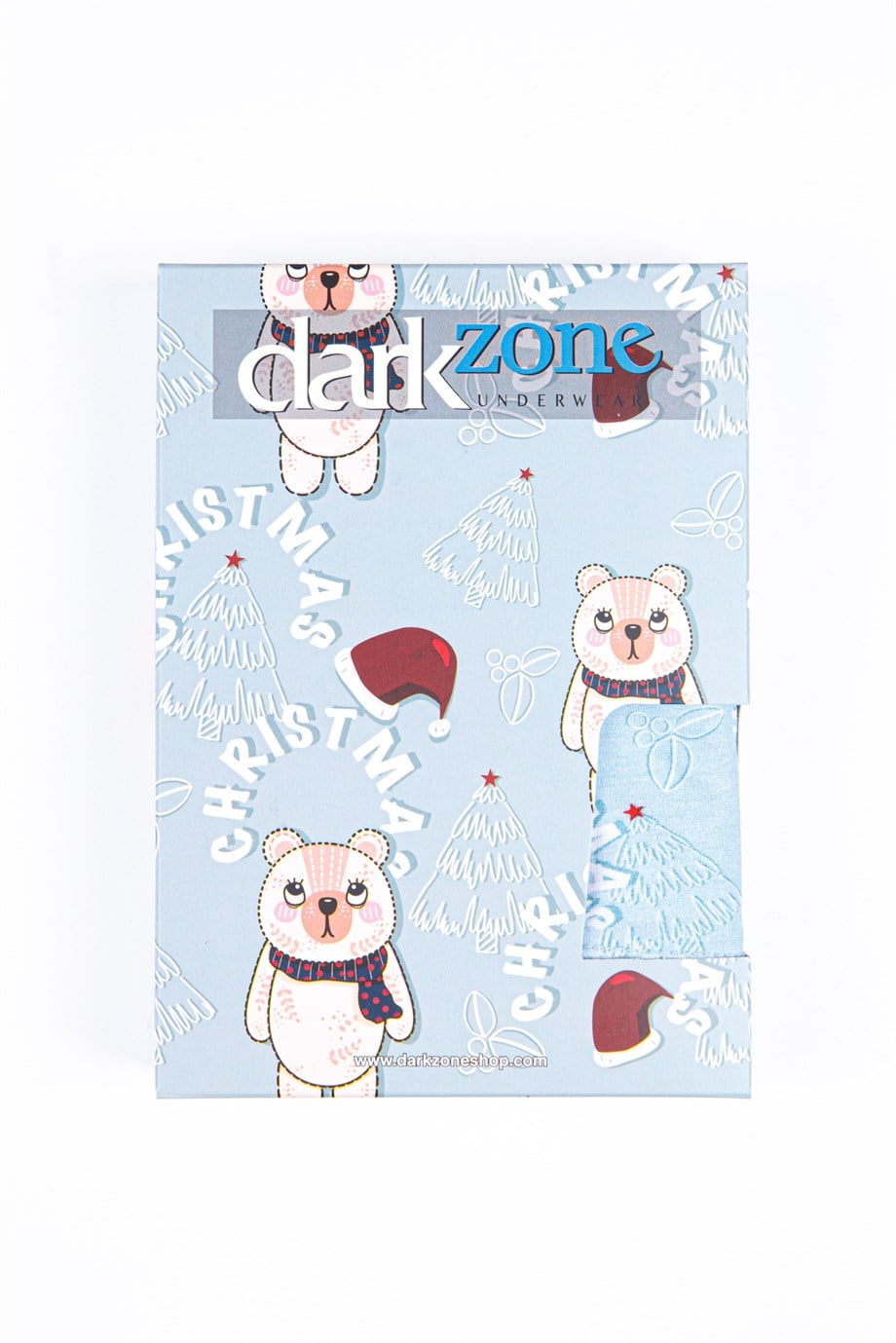 Ayıcık Desenli Yılbaşı Erkek Boxer (Dijital Baskılı) - DZNNY0004