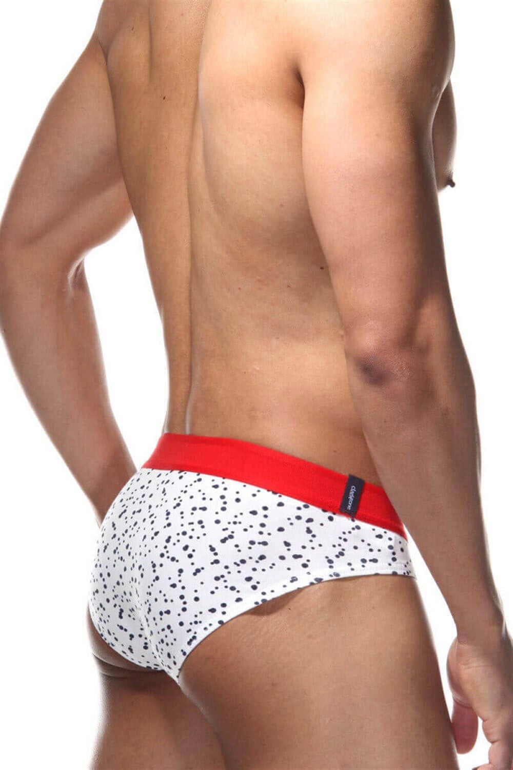 Lastikli Benekli Beyaz Erkek Slip - DZN6332