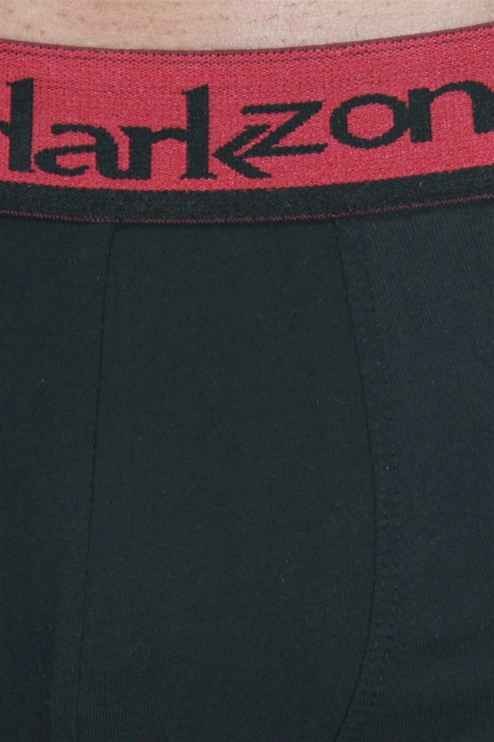 Bordo Çizgili Siyah Erkek Boxer - DZN3101