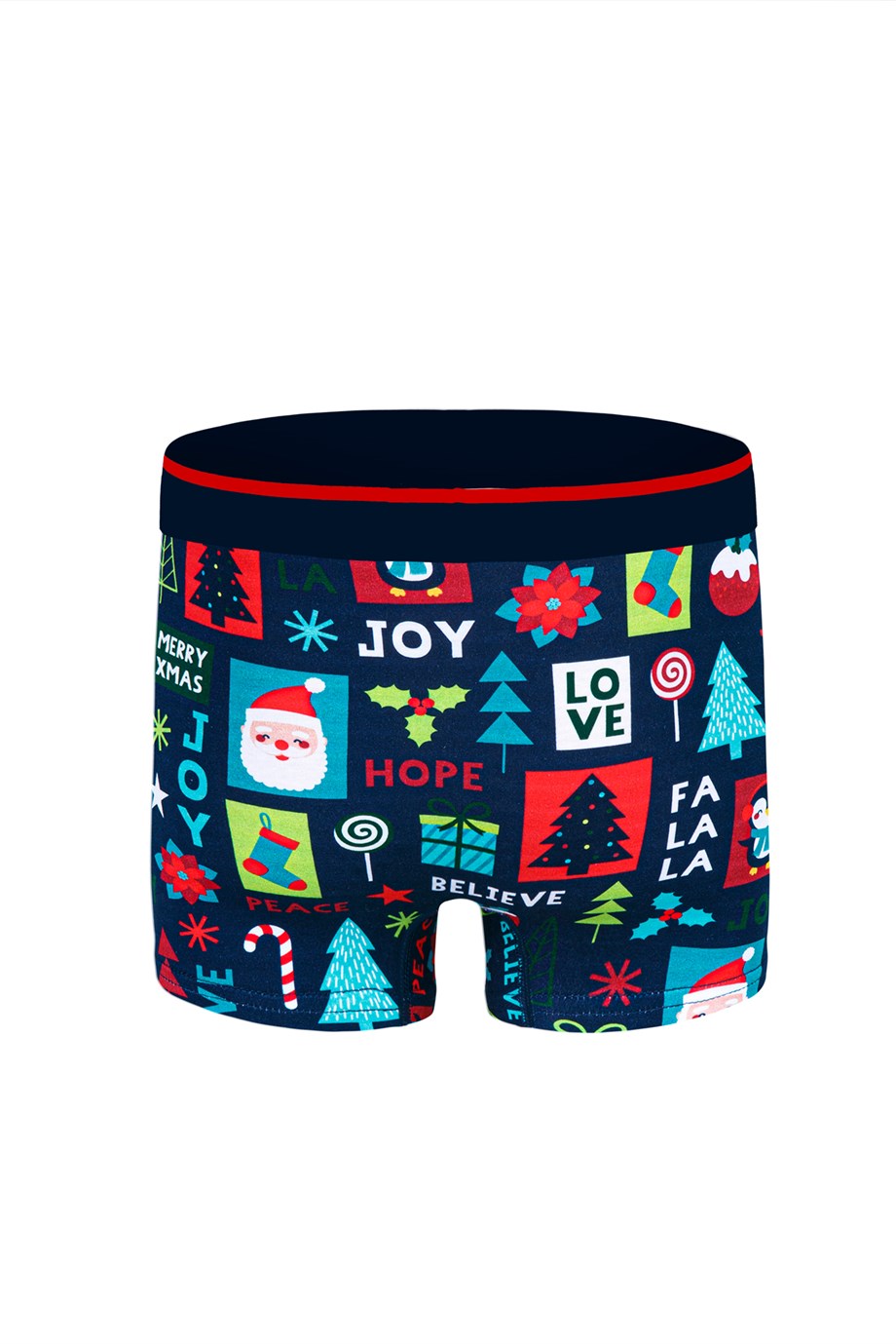 Christmas Desenli Yılbaşı Erkek Boxer (Dijital Baskılı) - DZNNY0005