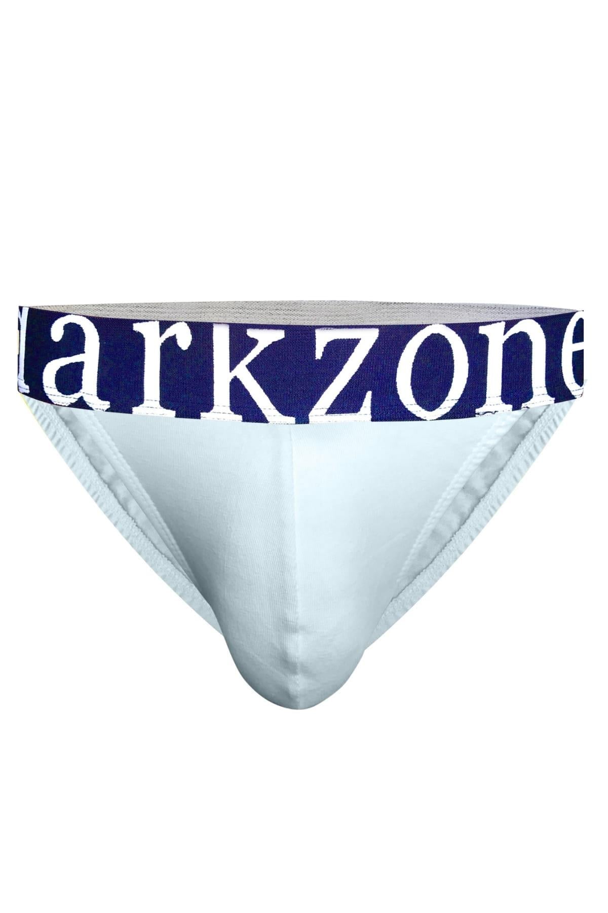 Erkek Açık Mavi Yanları Açık Geniş Lastikli Slip Külot