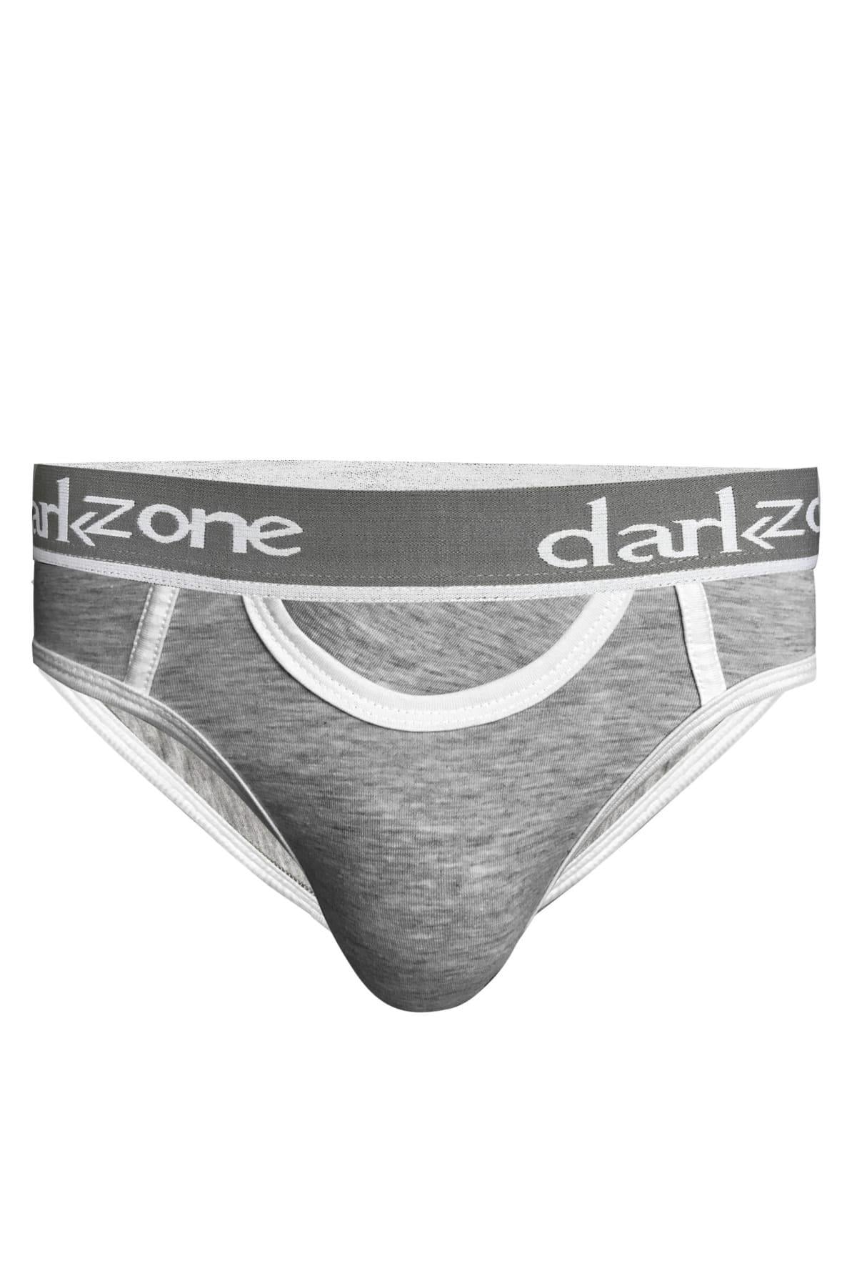 Erkek Gri Önü Açık Slip Külot