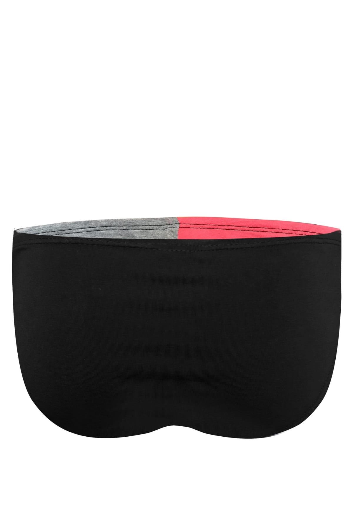 Erkek Gri Pembe Pamuklu Klasik Slip Külot