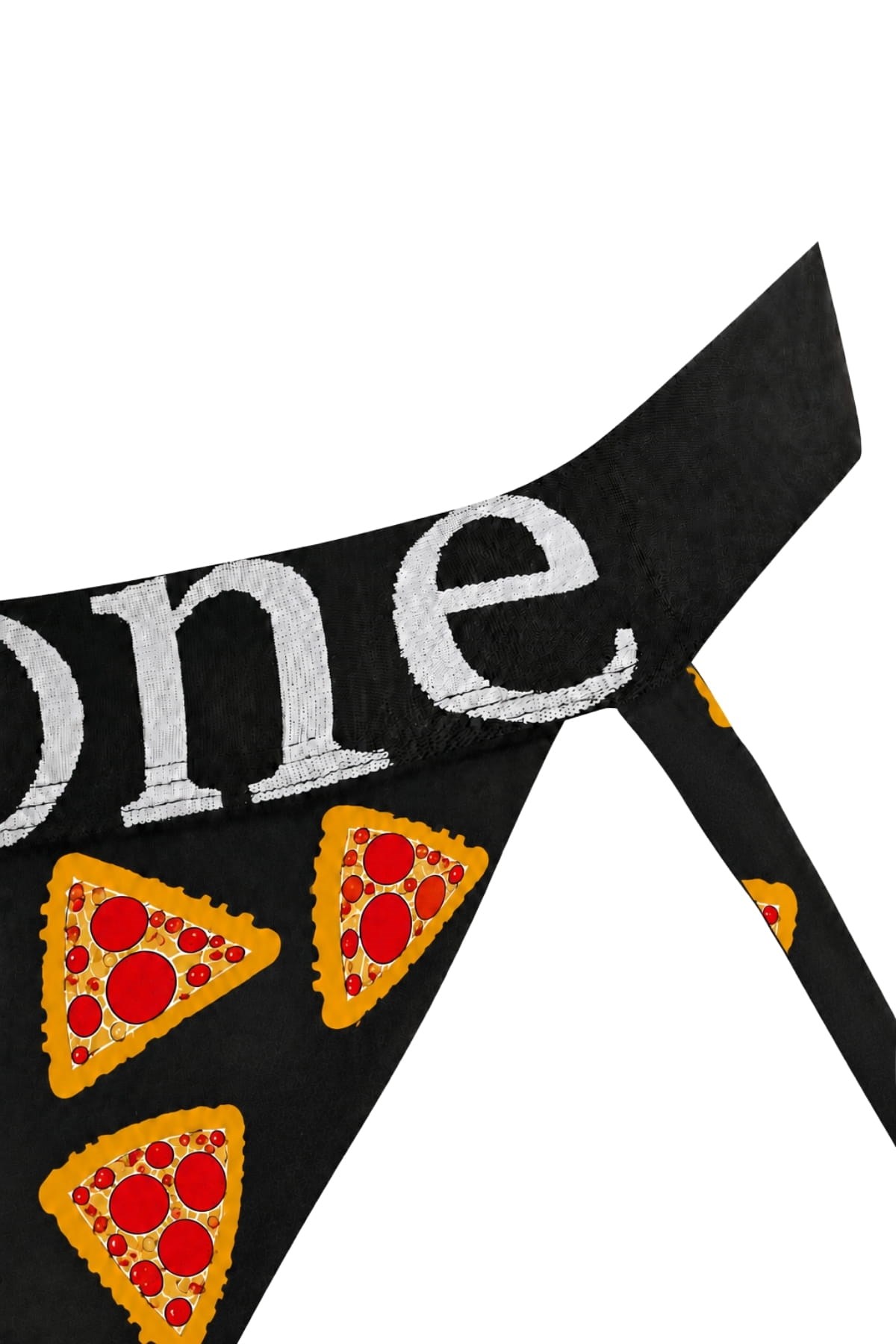 Erkek Fantezi Arkası Açık Pizza Desenli Jockstrap