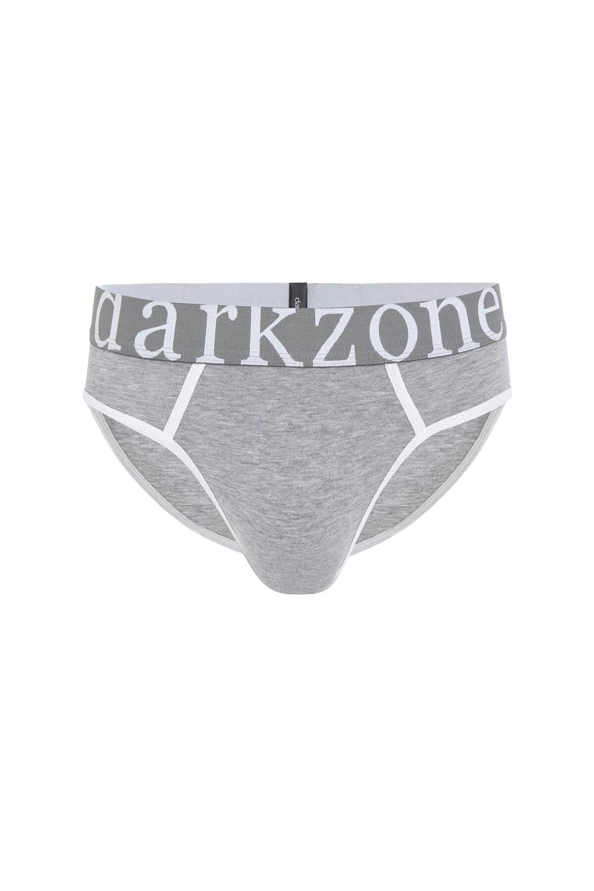 Erkek Gri Biyeli Slip Külot
