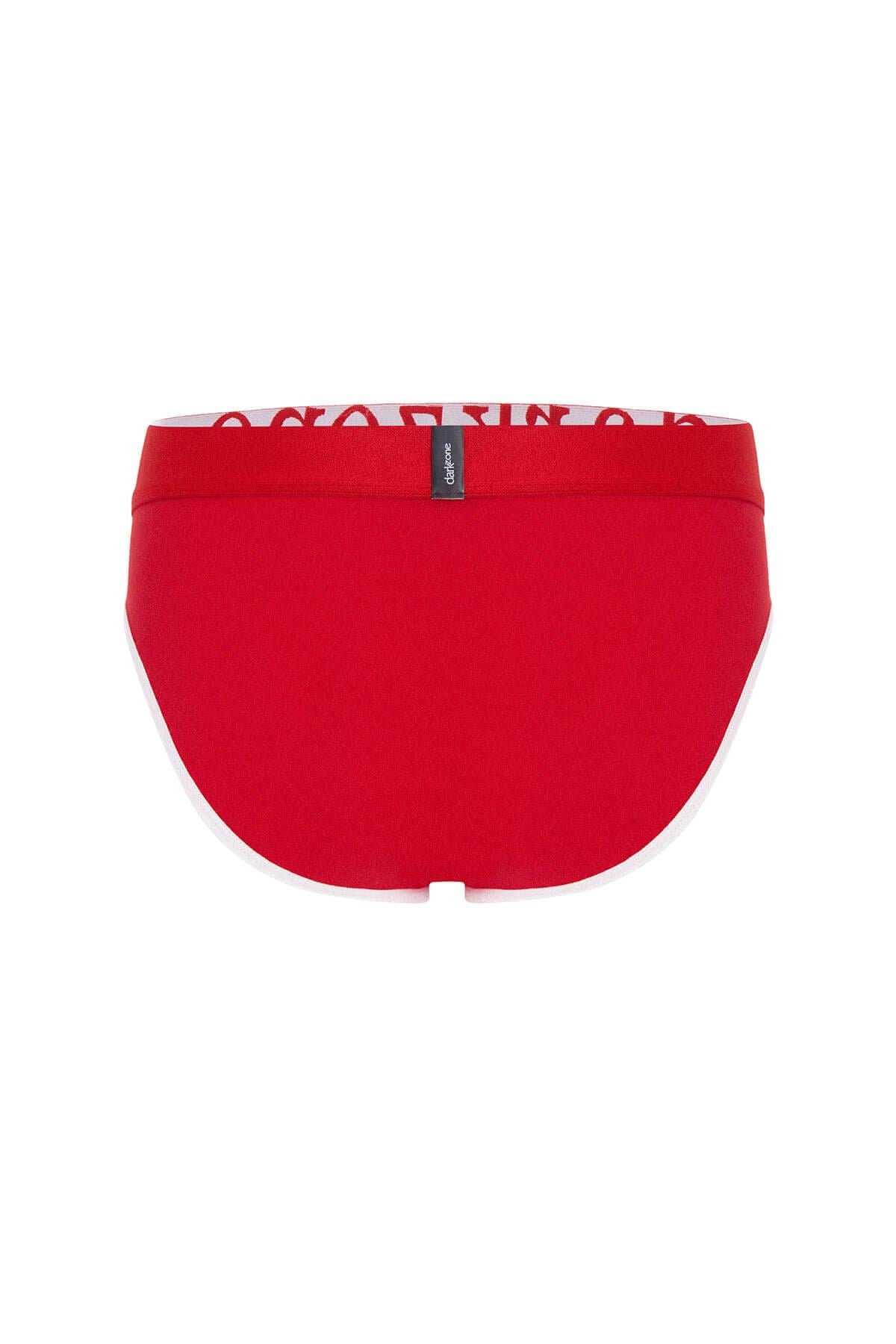 Erkek Kırmızı Biyeli Slip Külot