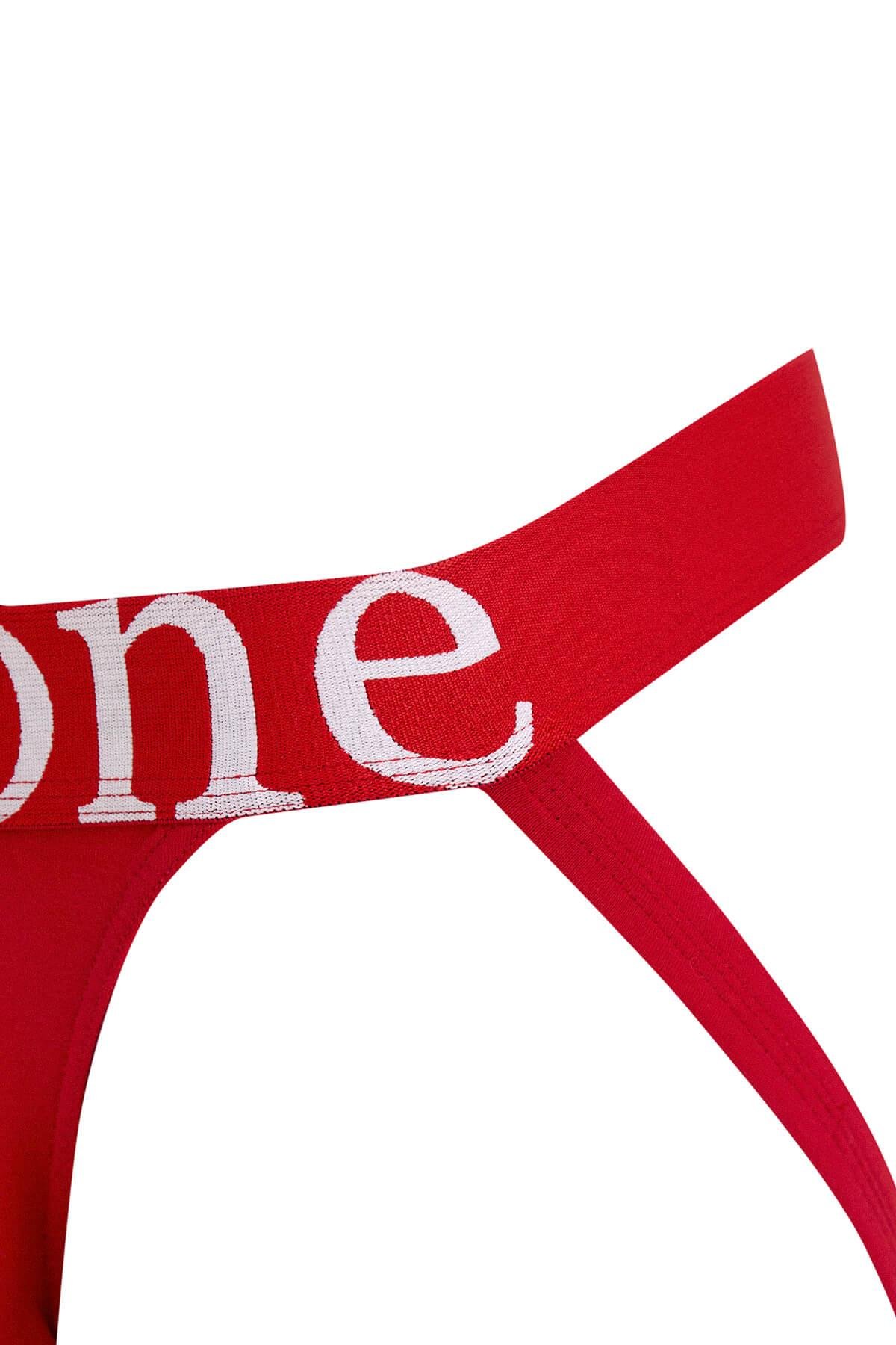 Fantezi Arkası Açık Kırmızı Erkek Jockstrap-DZN6856