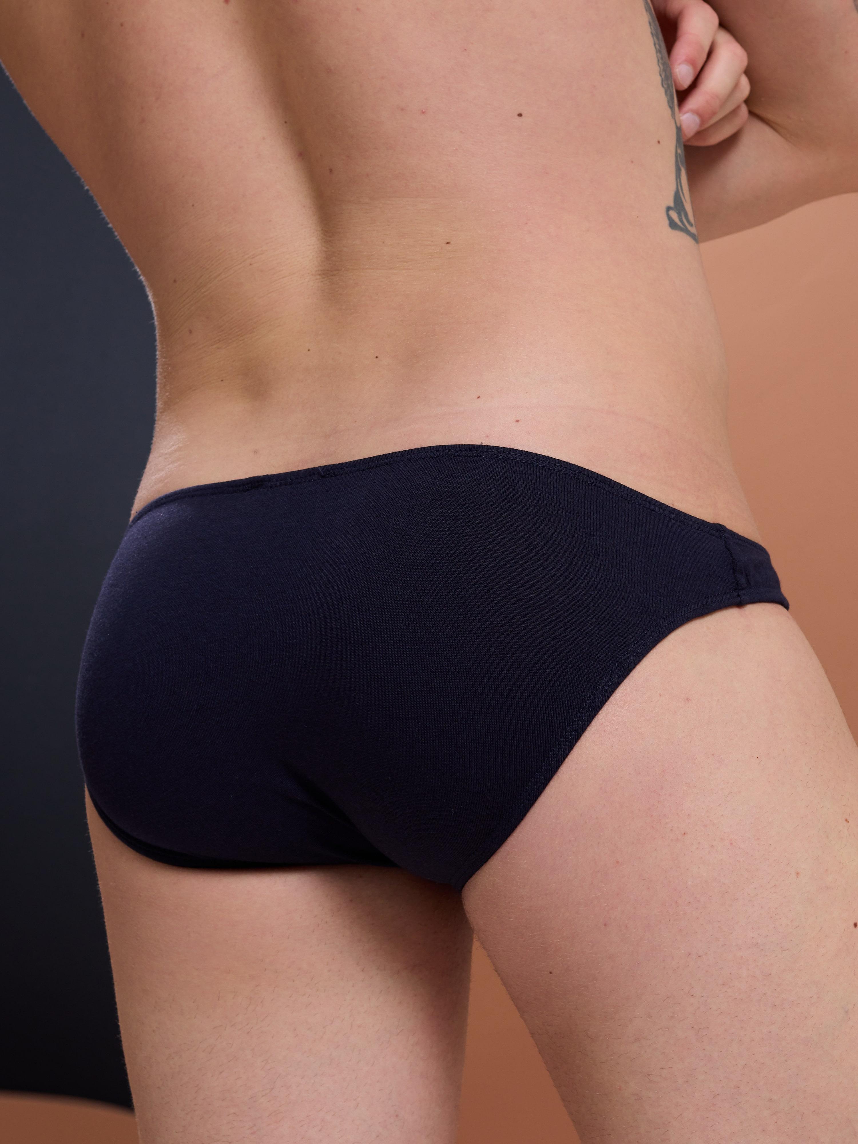 Erkek Lacivert Bambu Slip - DZNBM6404