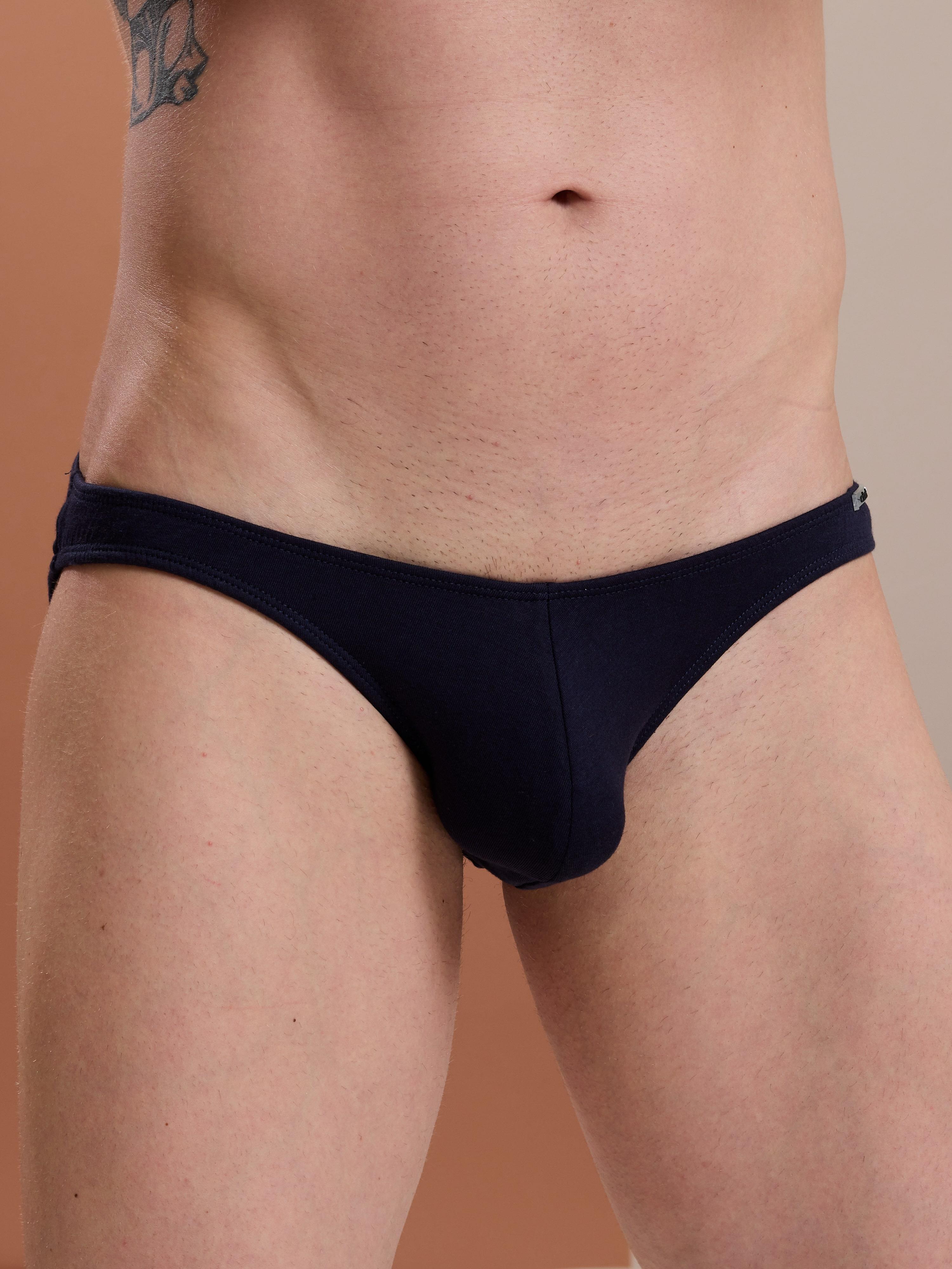 Erkek Lacivert Bambu Slip - DZNBM6404