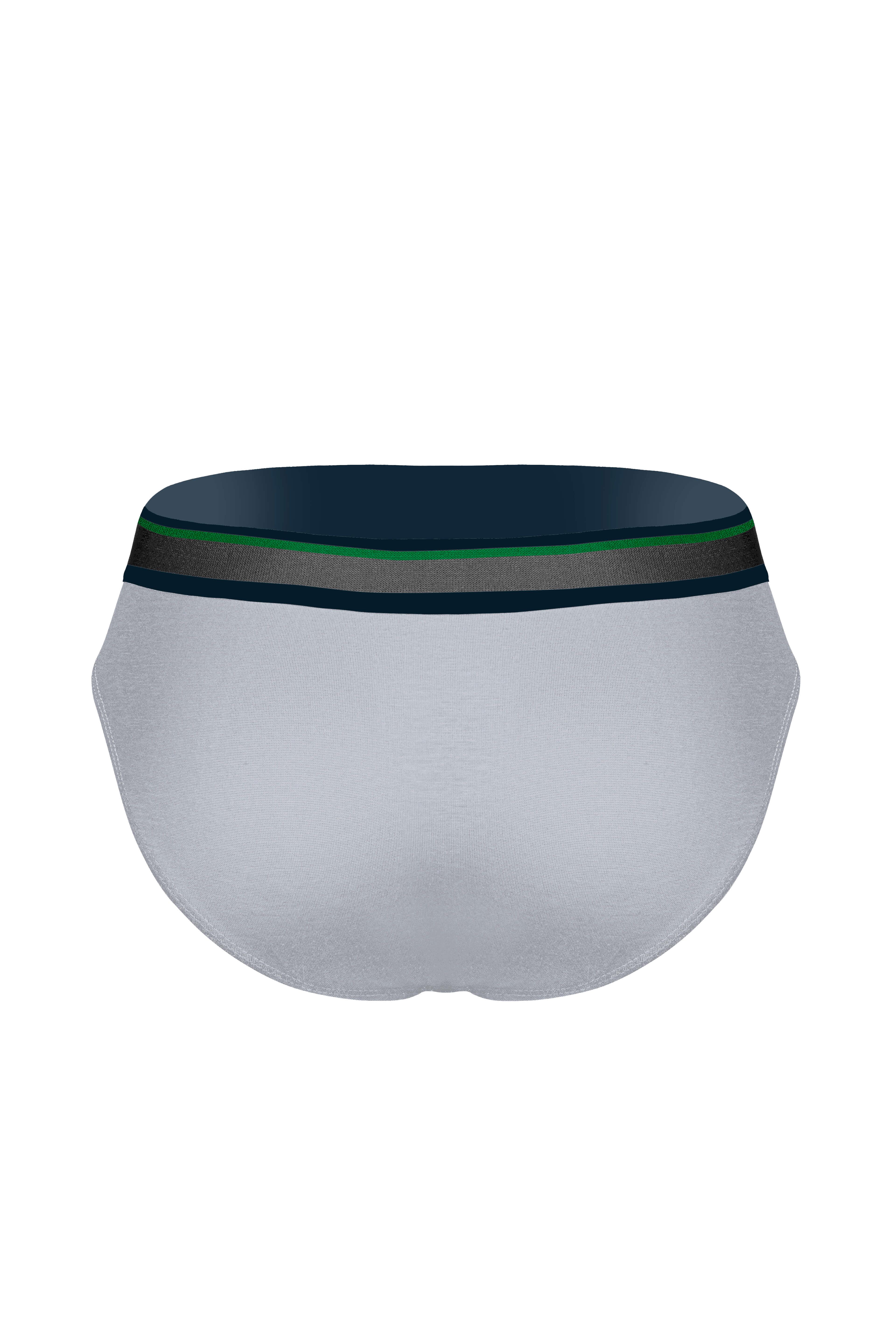 Erkek Lastikli Gri Slip - DZNDF1004