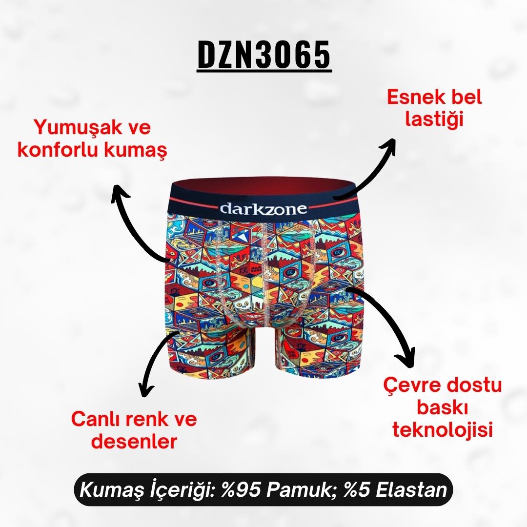Desenli Erkek Boxer (Dijital Baskılı) - DZN3065