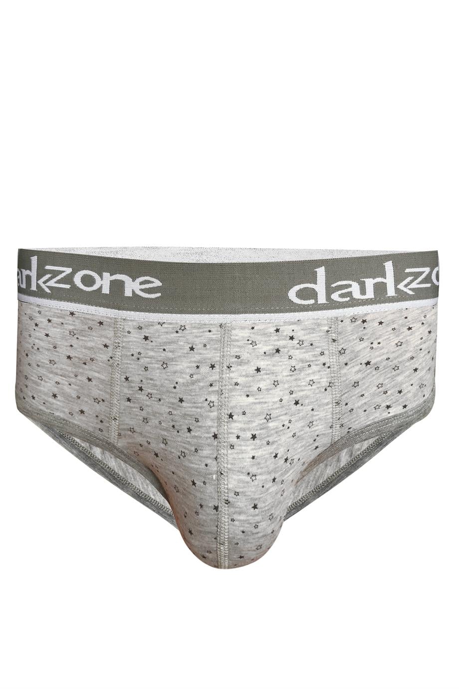 Desenli Gri Hipster Erkek Slip - DZN6131