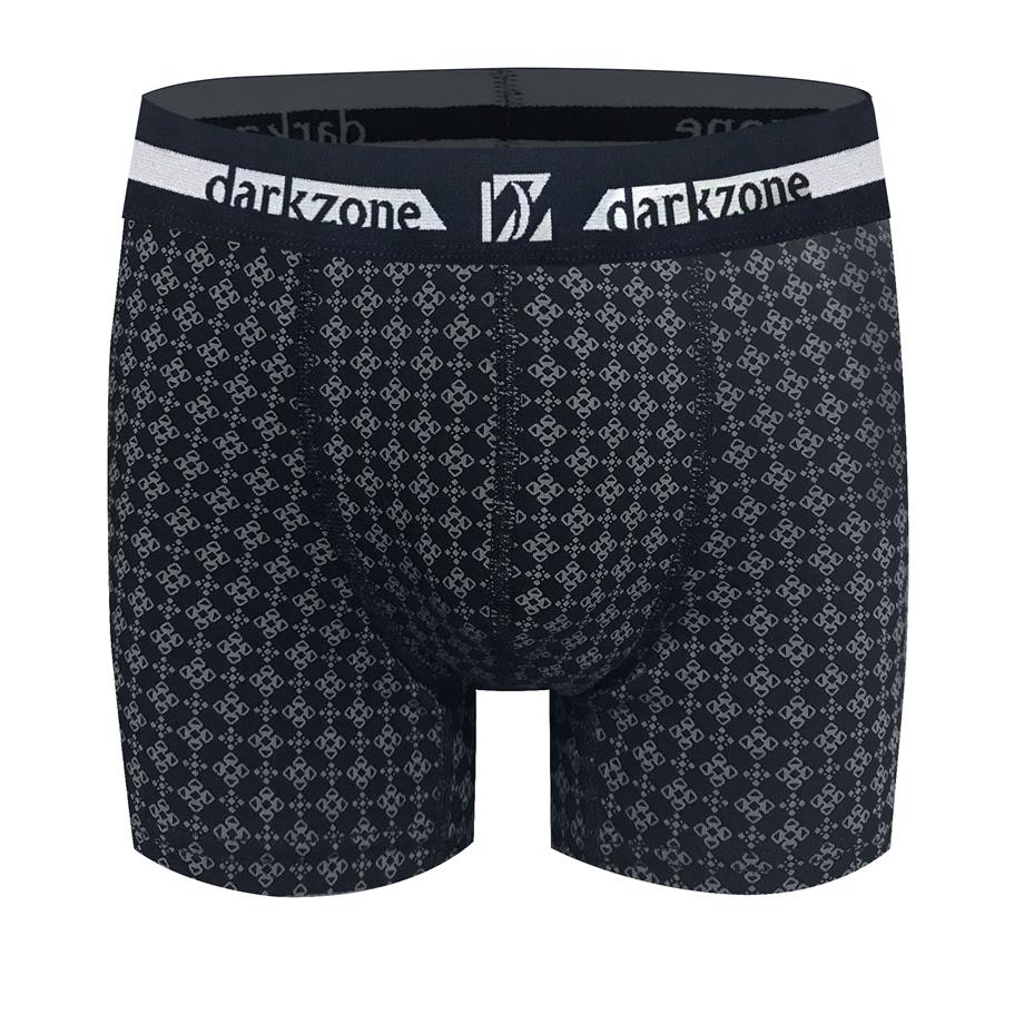 Desenli Lacivert Erkek Boxer - DZN2669