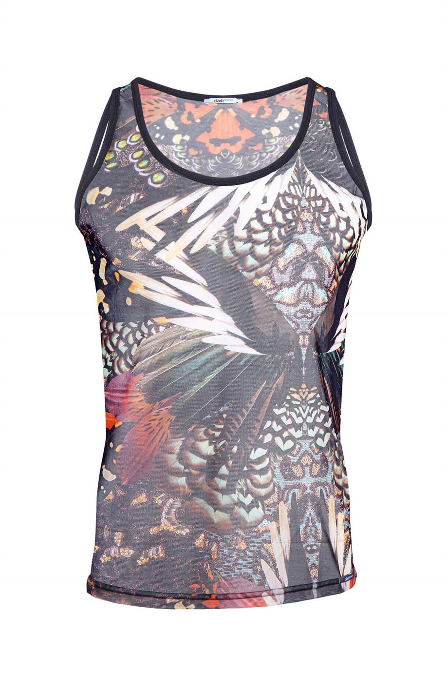 Desenli Transparan Erkek Atlet - DZN7601