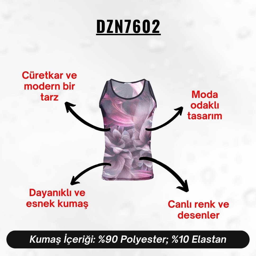 Desenli Transparan Erkek Atlet - DZN7602