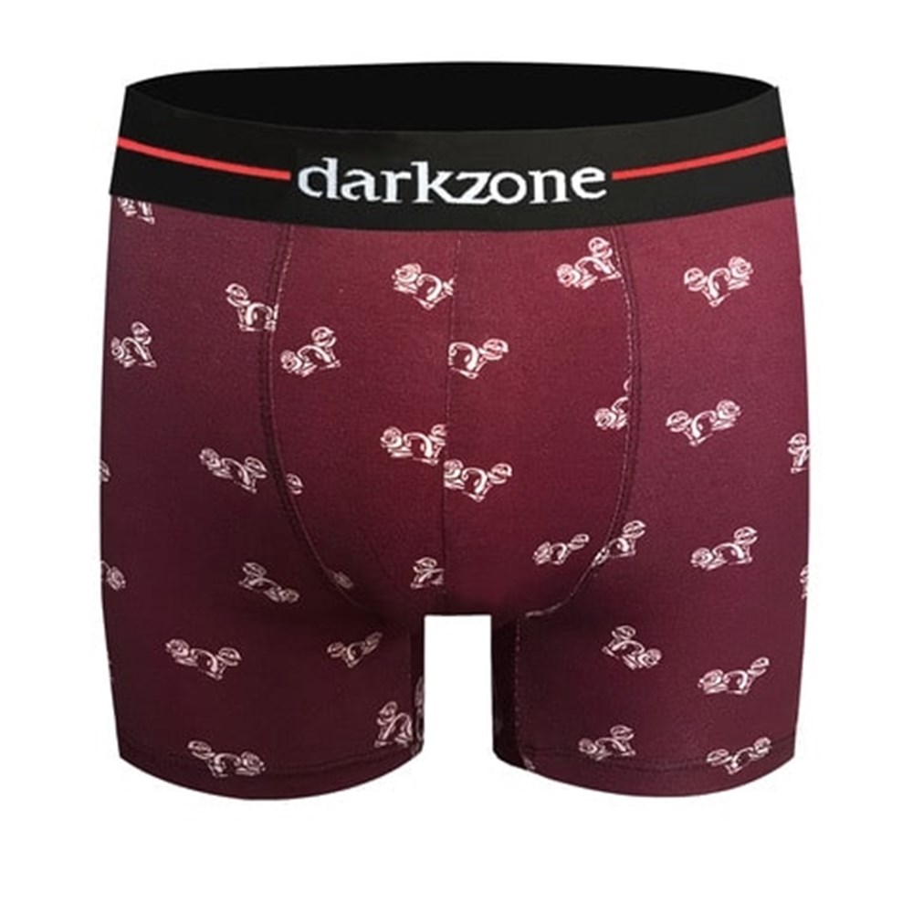Desenli Pamuklu Erkek Boxer - DZN2081