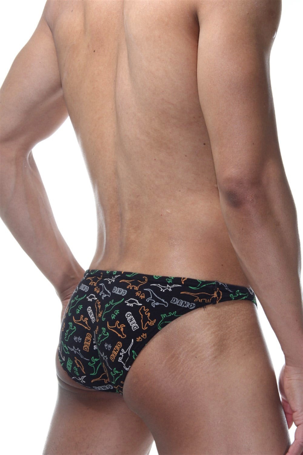 Dinazor Desenli Siyah Erkek Slip - DZN6442