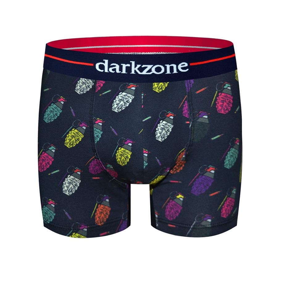 El Bombası Desenli Erkek Boxer (Dijital Baskılı) - DZN2075
