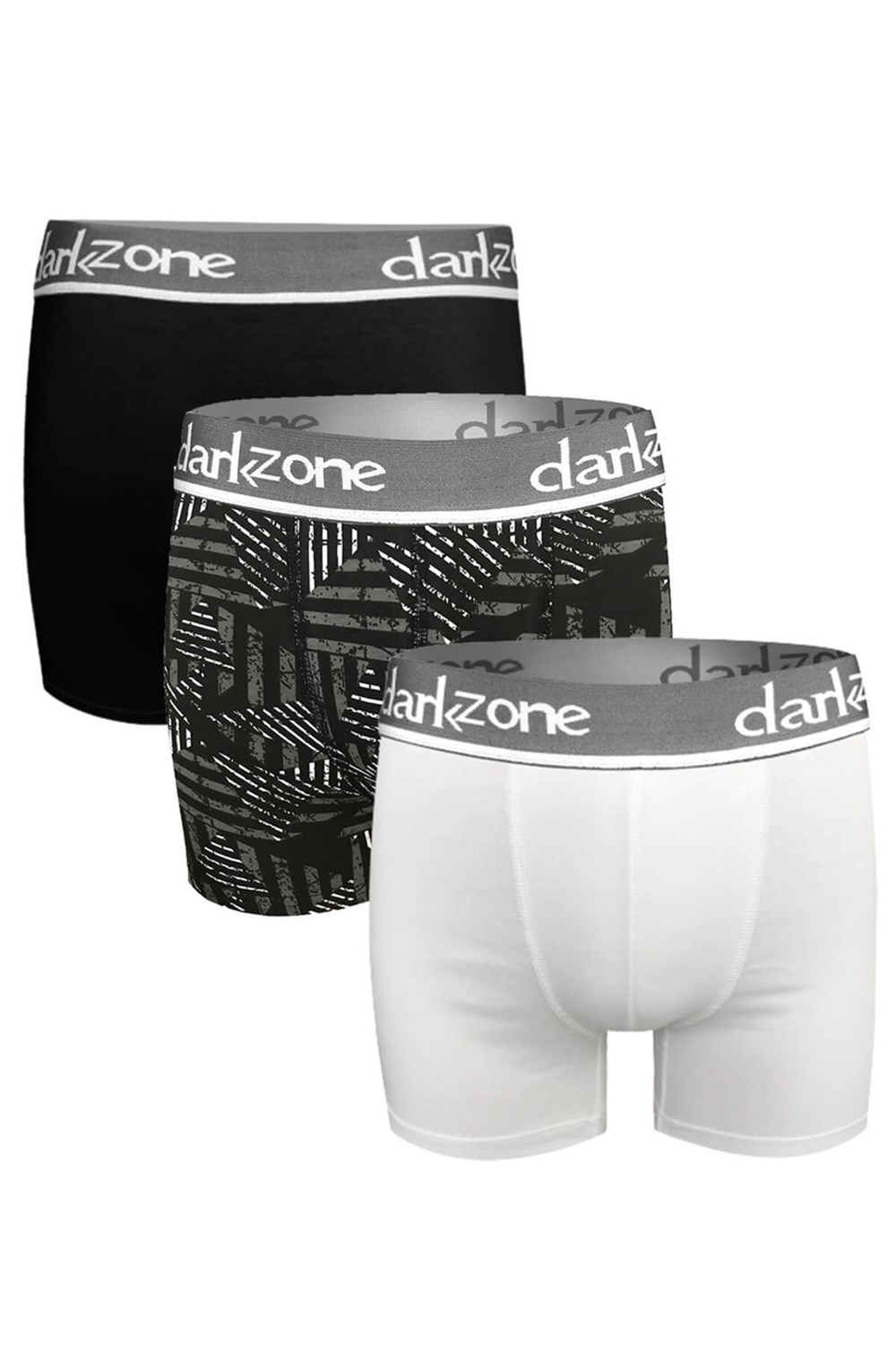 Erkek Boxer Pamuklu 3lü Set - DZN9103