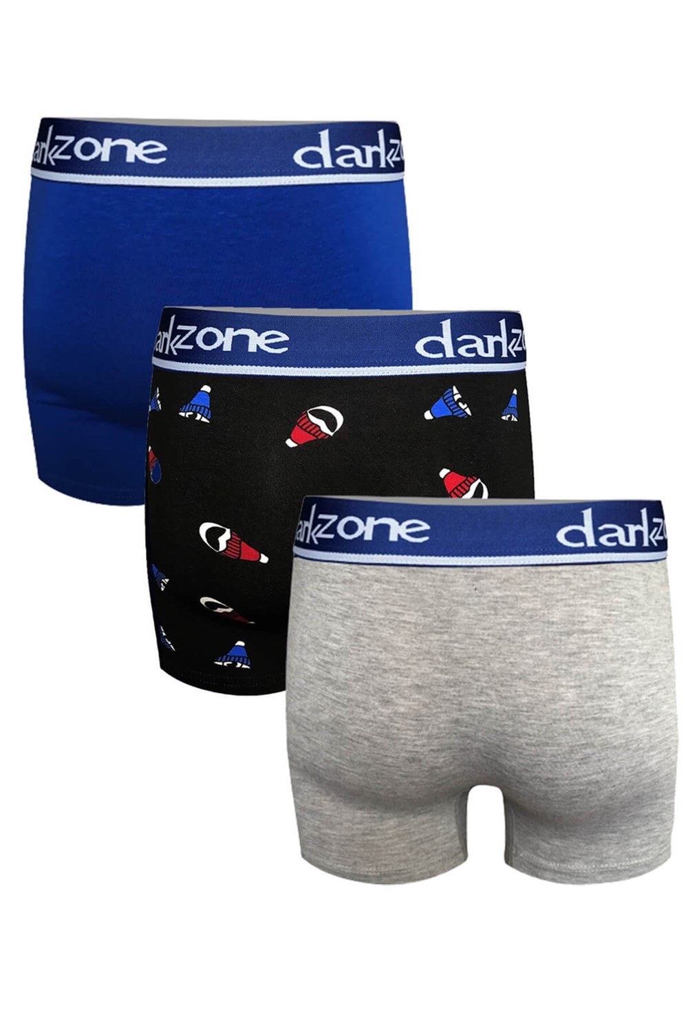 Erkek Boxer Pamuklu 3lü Set - DZN9106