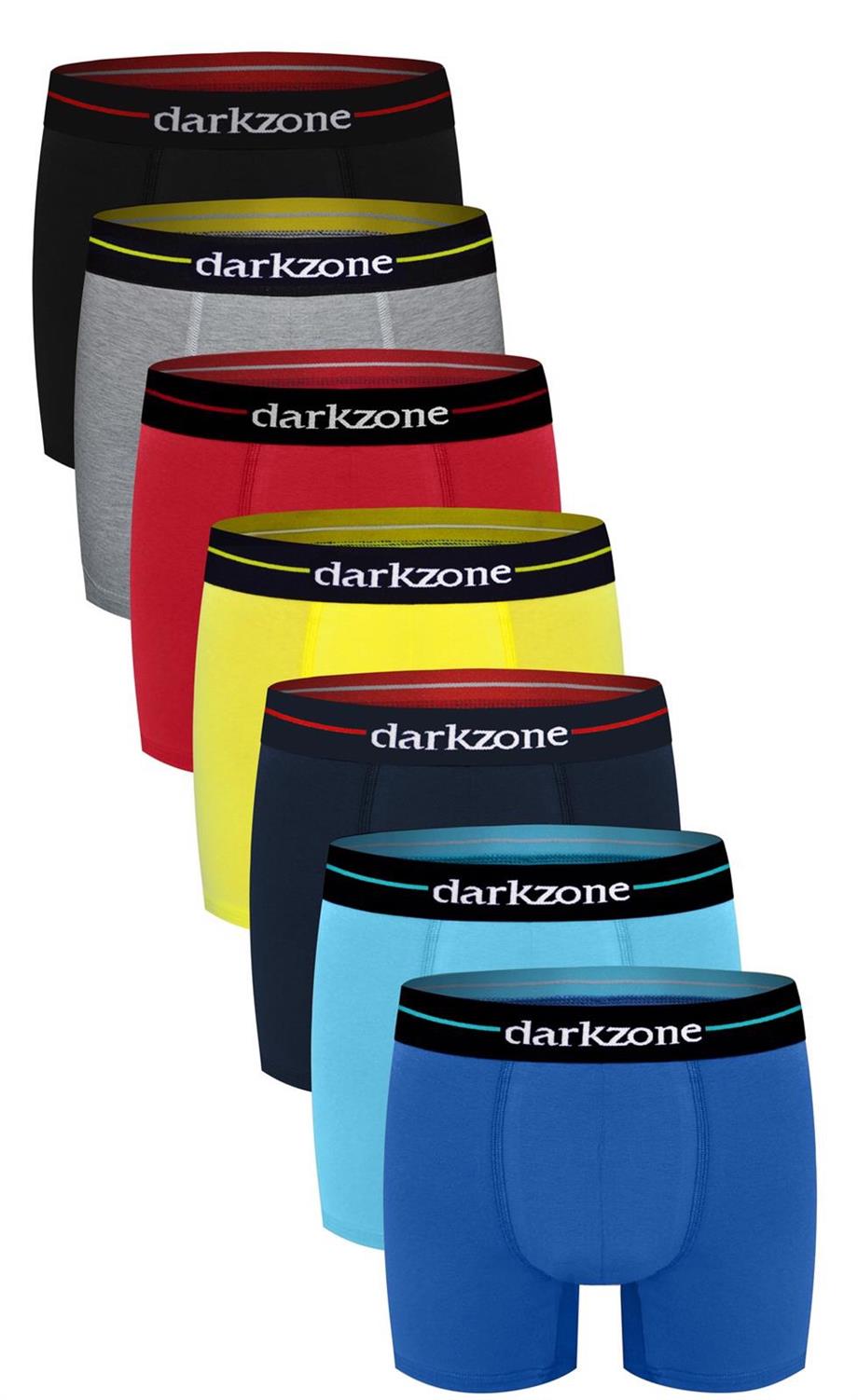 Erkek Boxer Renkli 7li Set - DZN7777RNK