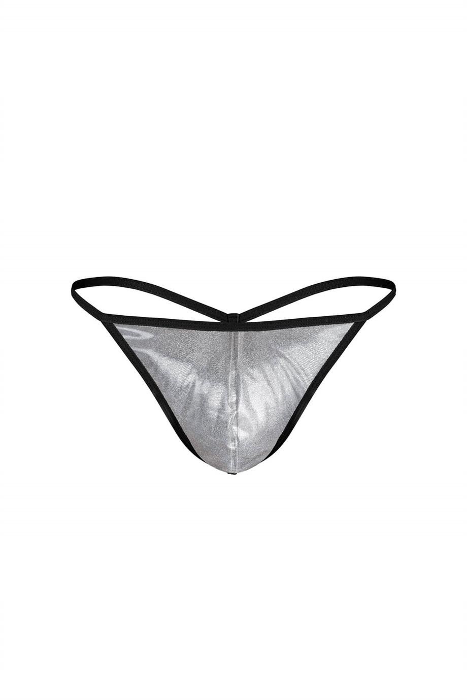 Erkek Gri Deri String - DZN6693