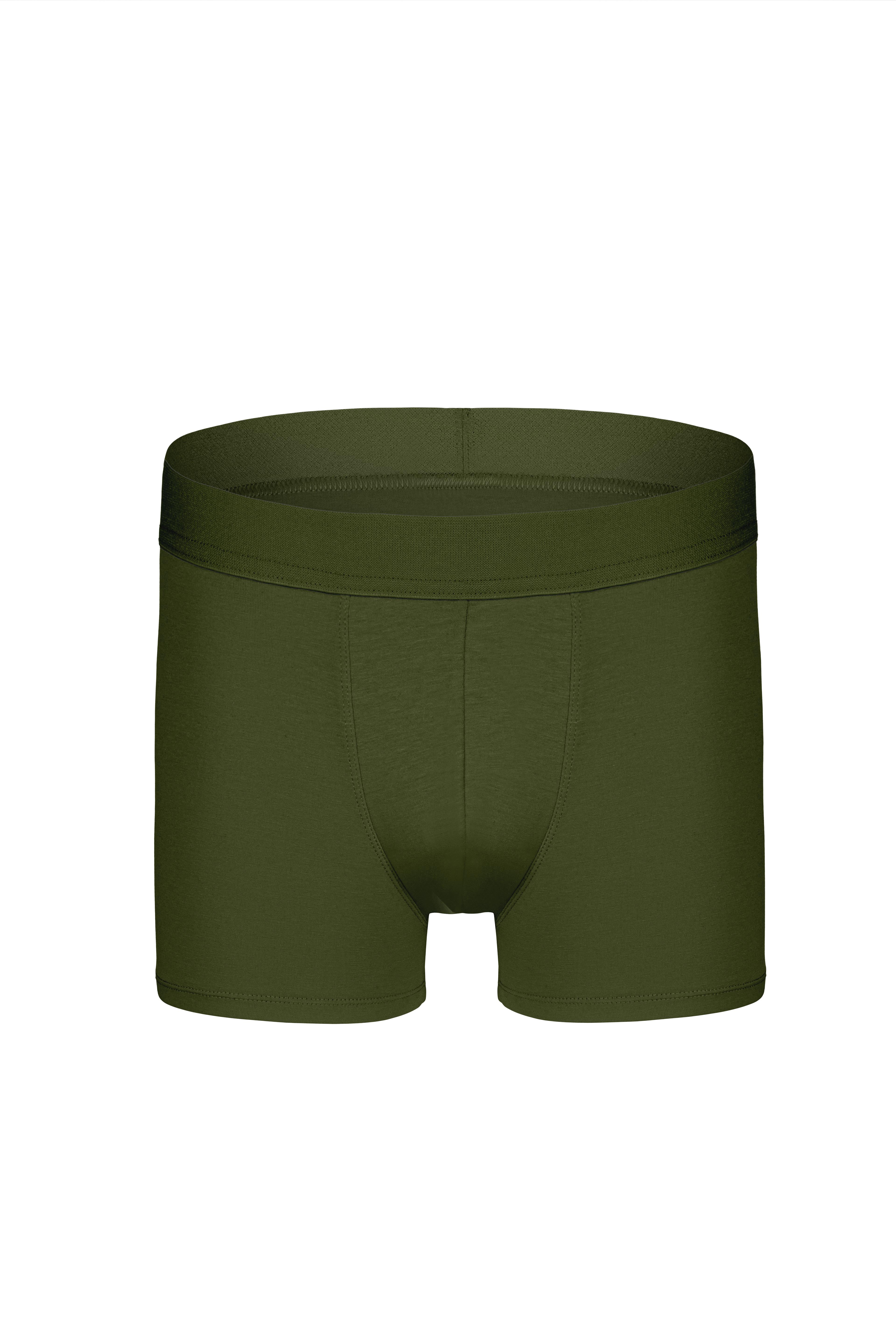 Erkek Haki Organik Pamuk Boxer - DZN2158